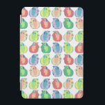 Färgfull poppart Guinea Gris Mönster iPad Mini Skydd<br><div class="desc">Ljus och fet,  färglös söt guinea gris mönster.</div>