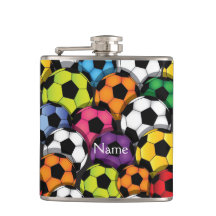 Färgfull projektionskolv för fotbollar