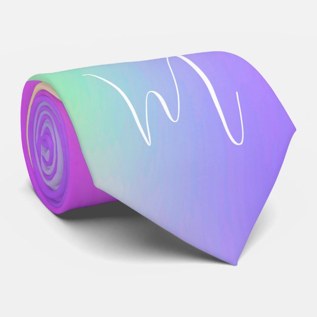 Färgfull Psychedelic Monogram Male Gift Slips (Rullad)