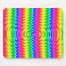 Färgfull Psychedelic Mousepad