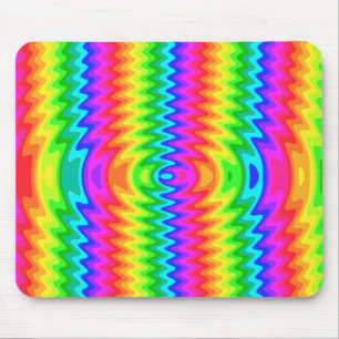 Färgfull Psychedelic Mousepad Musmatta