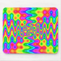 Färgfull Psychedelic Mousepad