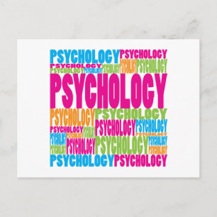 Färgfull psykologi vykort