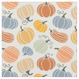 Färgfull Pumpkin Gourd Mönster Tyg