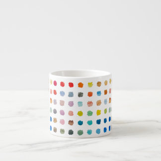 Färgfull punkt Mugg - Mellanmörka punkter, lek och Espressomugg