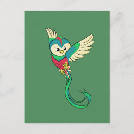 Färgfull Quetzal! Vykort