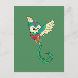 Färgfull Quetzal! Vykort