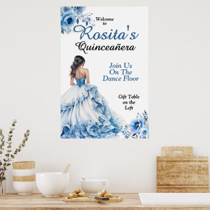 Färgfull quinceanera poster