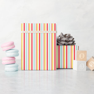 Färgfull Rand Modern Elegant & Girly Birthday Presentpapper