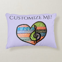 Färgfull regnbåge Musikhjärtdocka för anpassning