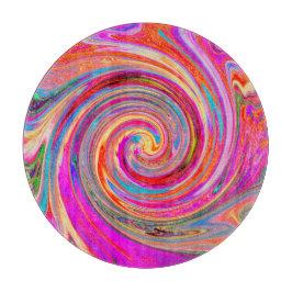 Färgfull regnbåge Swirl Retro Abstract Design