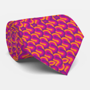 Färgfull Retro-Abstrakt Psychedelic Slips