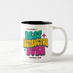 Färgfull Retro Groovy-uppskattning Mugg