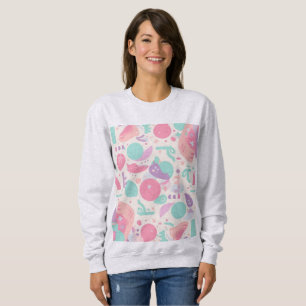 Färgfull Retro Pastel Aesthetic Hoodie T Shirt