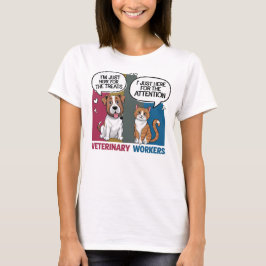 Färgfull Retro-Vintage-veterinärgåva T-Shirt