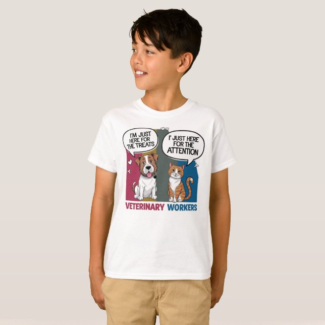Färgfull Retro-Vintage-veterinärgåva T-Shirt (Hel framsida)
