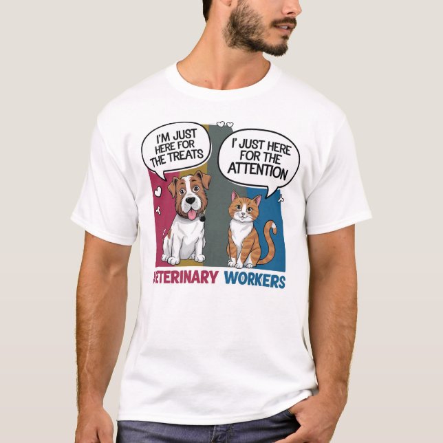 Färgfull Retro-Vintage-veterinärgåva T-Shirt (Framsida)