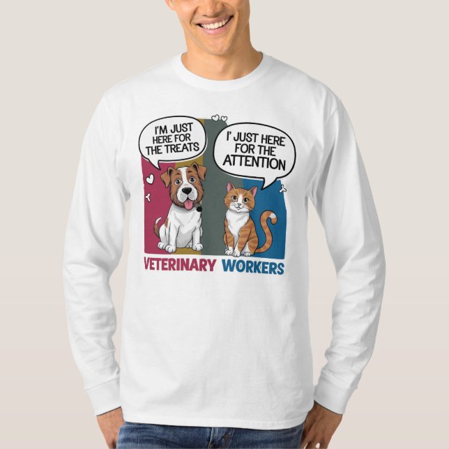 Färgfull Retro-Vintage-veterinärgåva T-Shirt (Framsida)