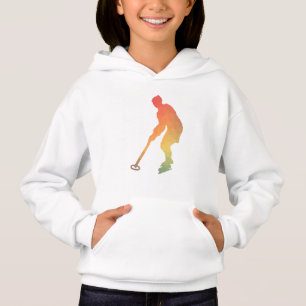 Färgfull Ringette Girl   Ringette-spelarpresenter T Shirt