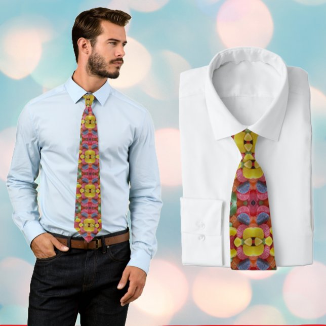 Färgfull Roligt Fruit Candy Tie Slips (Skapare uppladdad)