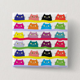 Färgfull Roligt Knapp