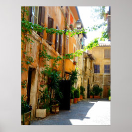 Färgfull Rom Byggnad Poster