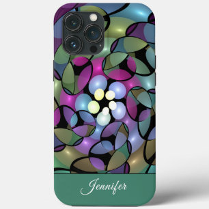 Färgfull Rörelser Abstrakt Trippy Fractal Namn