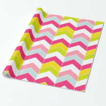 Färgfull Rosa ZigZag Chevron Mönster