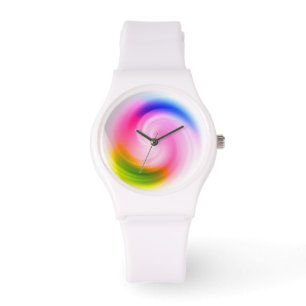Färgfull rullgardinsbevakning armbandsur