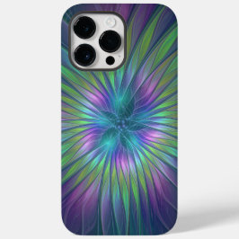 Färgfull shiny Fantasy Flower Abstrakt Fractal Art