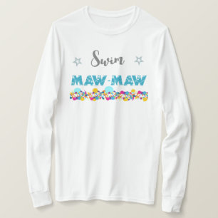 Färgfull Simma Maw-Maw-Maw T Shirt