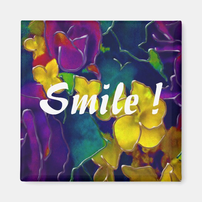 Färgfull sjömil magnet (Framsidan)