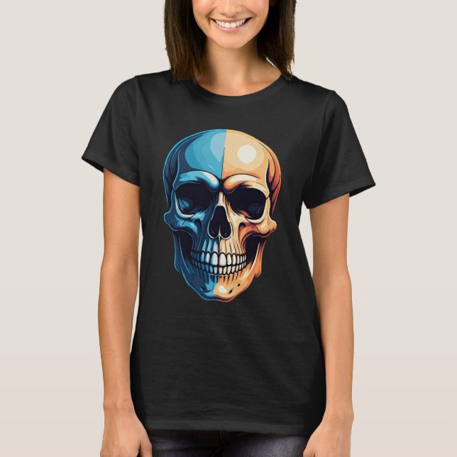 Färgfull skal t shirt (Framsida)