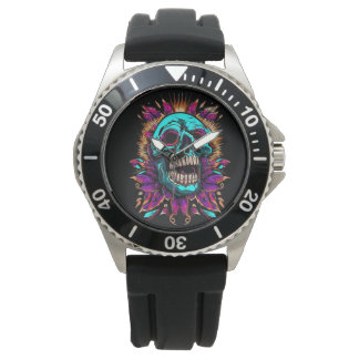Färgfull Skull Armbandsur