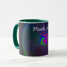 Färgfull smält Geometric Math Art Coffee Mugg