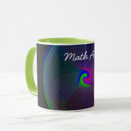 Färgfull smält Geometric Math Art Coffee Mugg