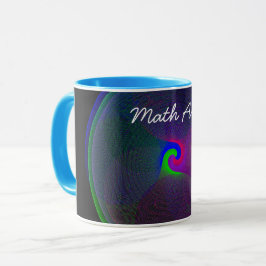 Färgfull smält Geometric Math Art Coffee Mugg