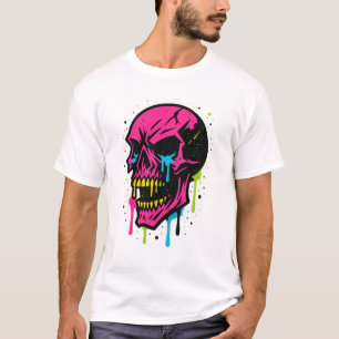 Färgfull Smälter skal T Shirt