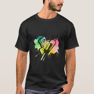 Färgfull snöborre Extreme Winter Snowboa T Shirt