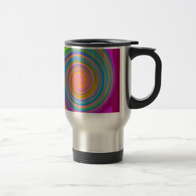 Färgfull snurrande design resemugg (Höger)