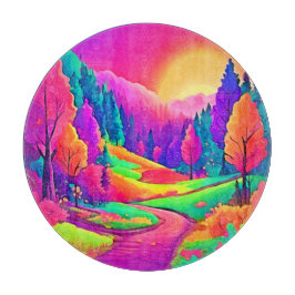 Färgfull solnedgång