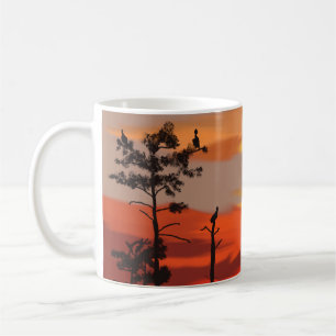 Färgfull solnedgång Mugg
