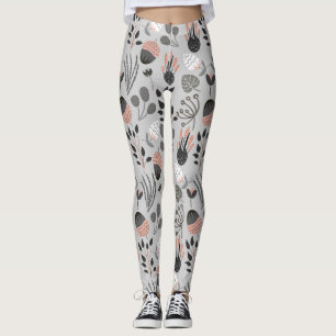 Färgfull sommar Mönster Leggings