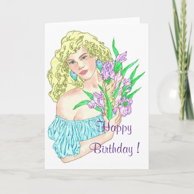 Färgfull sommar Sång Kort (Framsida)