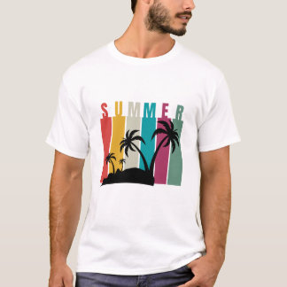 Färgfull sommar t shirt