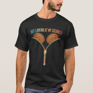 Färgfull sommarkokonut Bra Quit Tittar vid min coc T Shirt