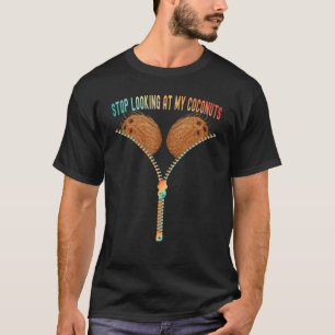 Färgfull sommarkokonut Bra Sluta Tittar vid min ko T Shirt