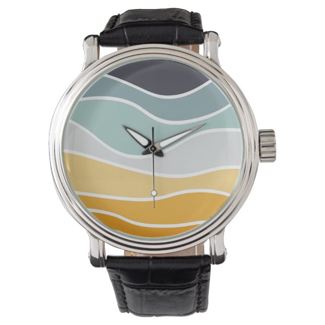 Färgfull sommarretro stil vinkarare armbandsur (Framsida)