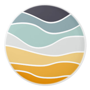 Färgfull sommarretro stil vinkarare knopp