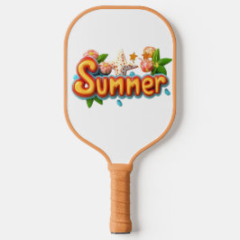 Färgfull sommartext med Beach Inslag